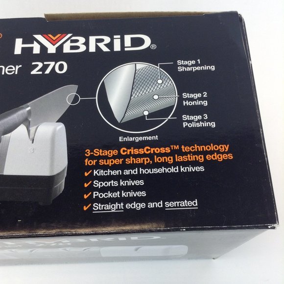 Chefs Choice Hybrid 270 Diamond Hone Knife Sharpener 3 Stage Electric - Picture 10 of 16